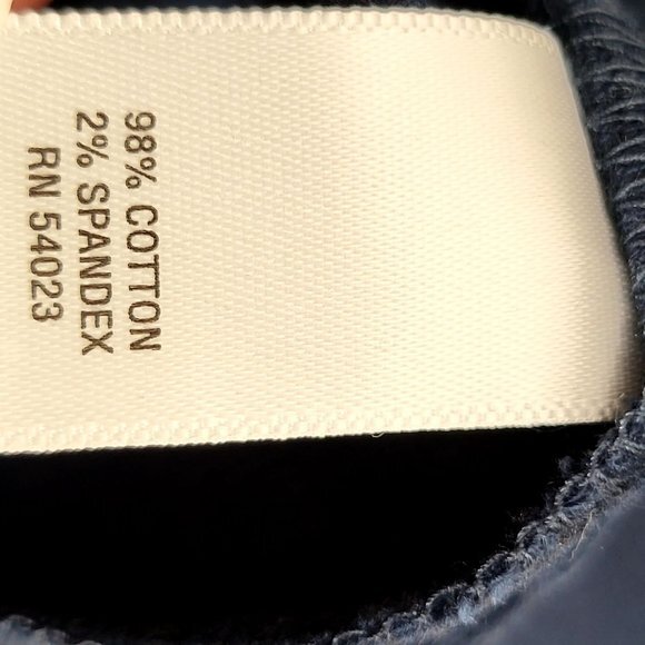 Navy Corduroy Mini Skirt XS 2 Blue High Waist Pencil Sailor Mini BANANA REPUBLIC - Picture 7 of 8